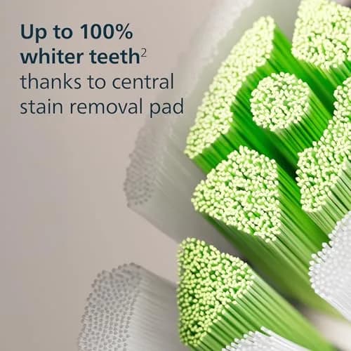 Philips Sonicare W DiamondClean Brush Heads Black 2-Pack (6 Month Supply) | Clinically Tested Whitening & Plaque Removal thumbnail 4