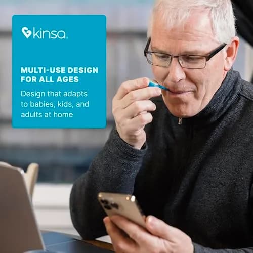 Kinsa QuickCare Smart Digital Thermometer with Bluetooth & App | FDA Cleared for Oral, Rectal, Armpit Use | Kinsa Blue thumbnail 6