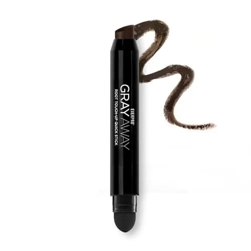 Everpro Gray Away Root Touch-Up Quick Stick, Black/Dark Brown, 0.1 oz | Precise, quick root coverage for all hair types thumbnail 4