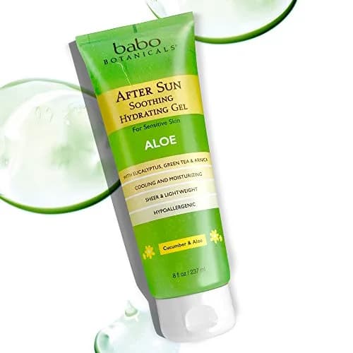 Babo Botanicals After Sun Soothing Hydrating Aloe Vera Gel, Vegan, For Babies, Kids or Sensitive Skin - 8 oz. thumbnail 5