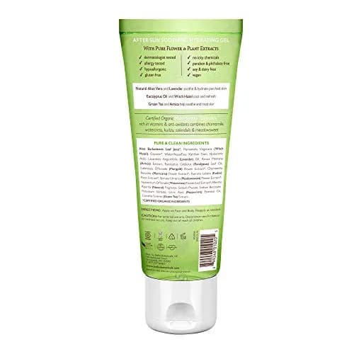Babo Botanicals After Sun Soothing Hydrating Aloe Vera Gel, Vegan, For Babies, Kids or Sensitive Skin - 8 oz. thumbnail 2
