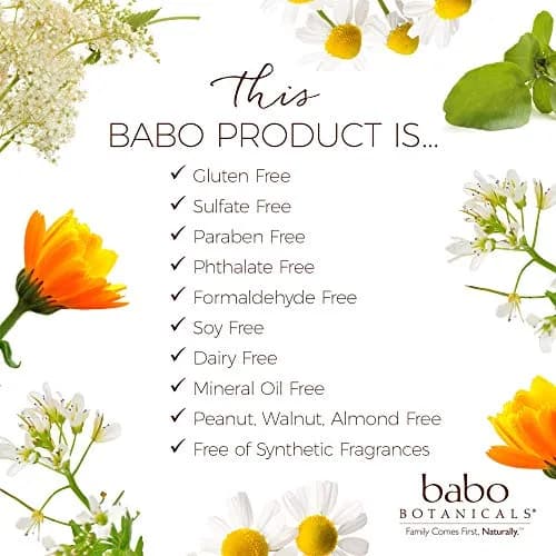 Babo Botanicals After Sun Soothing Hydrating Aloe Vera Gel, Vegan, For Babies, Kids or Sensitive Skin - 8 oz. thumbnail 4