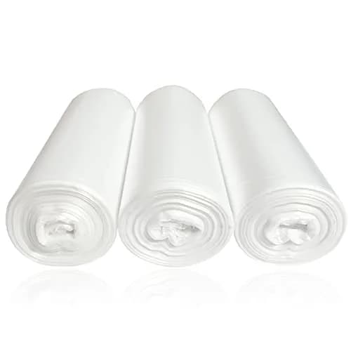SOSOHOME Clear Trash Bags 6 Gallon (15 L) | 75 Counts, Fits 5-6 Gallon Bins thumbnail 1