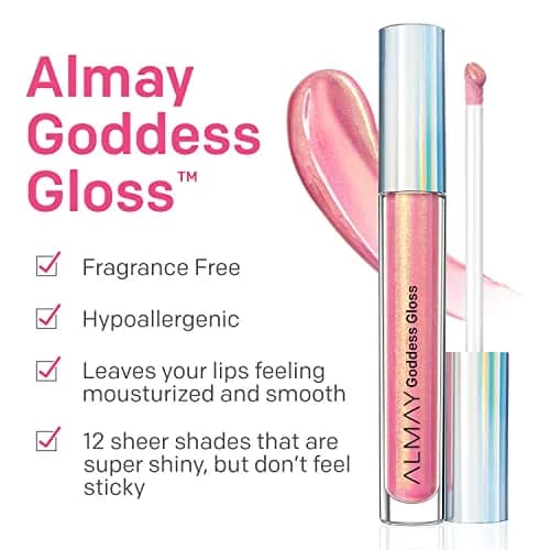 Almay Goddess Gloss Fairy 0.9 oz. Lip Gloss | Sheer, Layerable, Hypoallergenic thumbnail 2