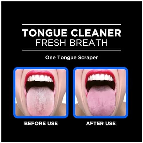 Orabrush Fresh Breath Tongue Cleaner 2 Count | Dual-Action Bristles & Scraper for Fresh Breath thumbnail 3