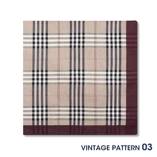 Selected Hanky Handkerchiefs for Men 16x16 Inch, Soft Cotton, 6 Piece Gift Set thumbnail 7