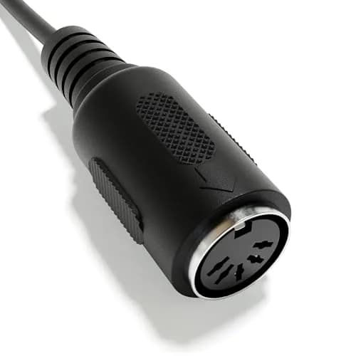 ExcelValley 5 Pin DIN MIDI Adapter Breakout Cable - 15cm (5.91" | 0.49ft) - Black thumbnail 3