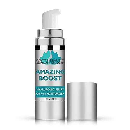 Watts Beauty Amazing Boost Ultra Hydrating Hyaluronic Serum - Oil Free Face Moisturizer 1 oz | Hydrates & Plumps Skin thumbnail 1