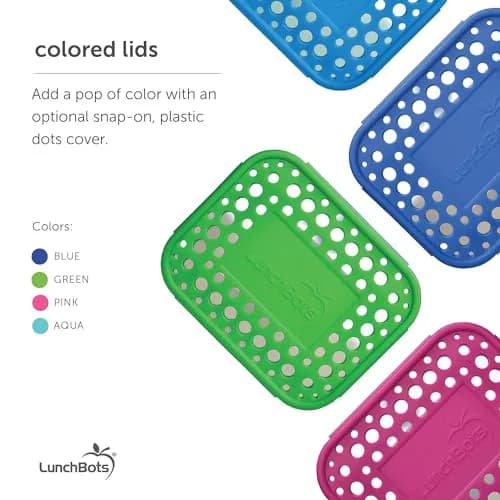 LunchBots Small Stainless Steel Kids Bento Box 4-Section 16oz | Compact, Durable & Safe for Kids thumbnail 8