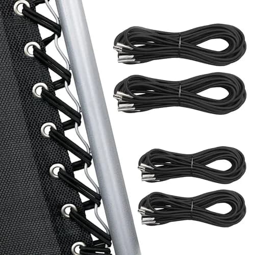 UNEEDE Black Zero Gravity Chair Replacement Cord Set | Universal Repair Kit for Outdoor Lounge Chairs thumbnail 1