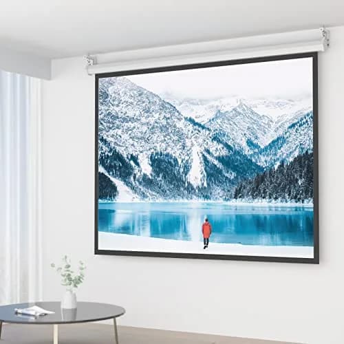 WALI Universal Projector Screen Ceiling Mount, Holds up to 66 lbs | 30kg Capacity L-Brackets thumbnail 2