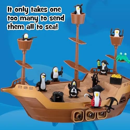 PlayMonster Don’t Rock the Boat Board Game | 27.9 cm (11 in) | Educational Hand-Eye Coordination Game thumbnail 5