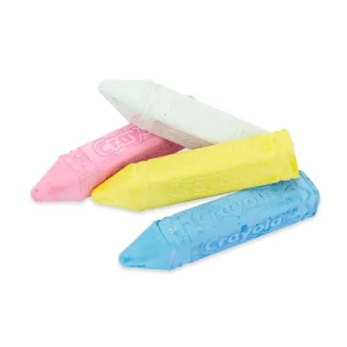 Crayola Sidewalk Chalk 4/Pkg, Multi | Washable Outdoor Art for Kids thumbnail 4