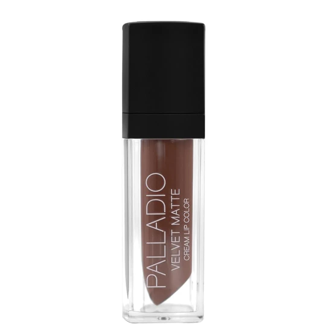 Palladio Velvet Matte Cream Lip Color, Chiffon (4g/0.14 oz) | Hydrating Formula with Aloe & Vitamin E - view 3