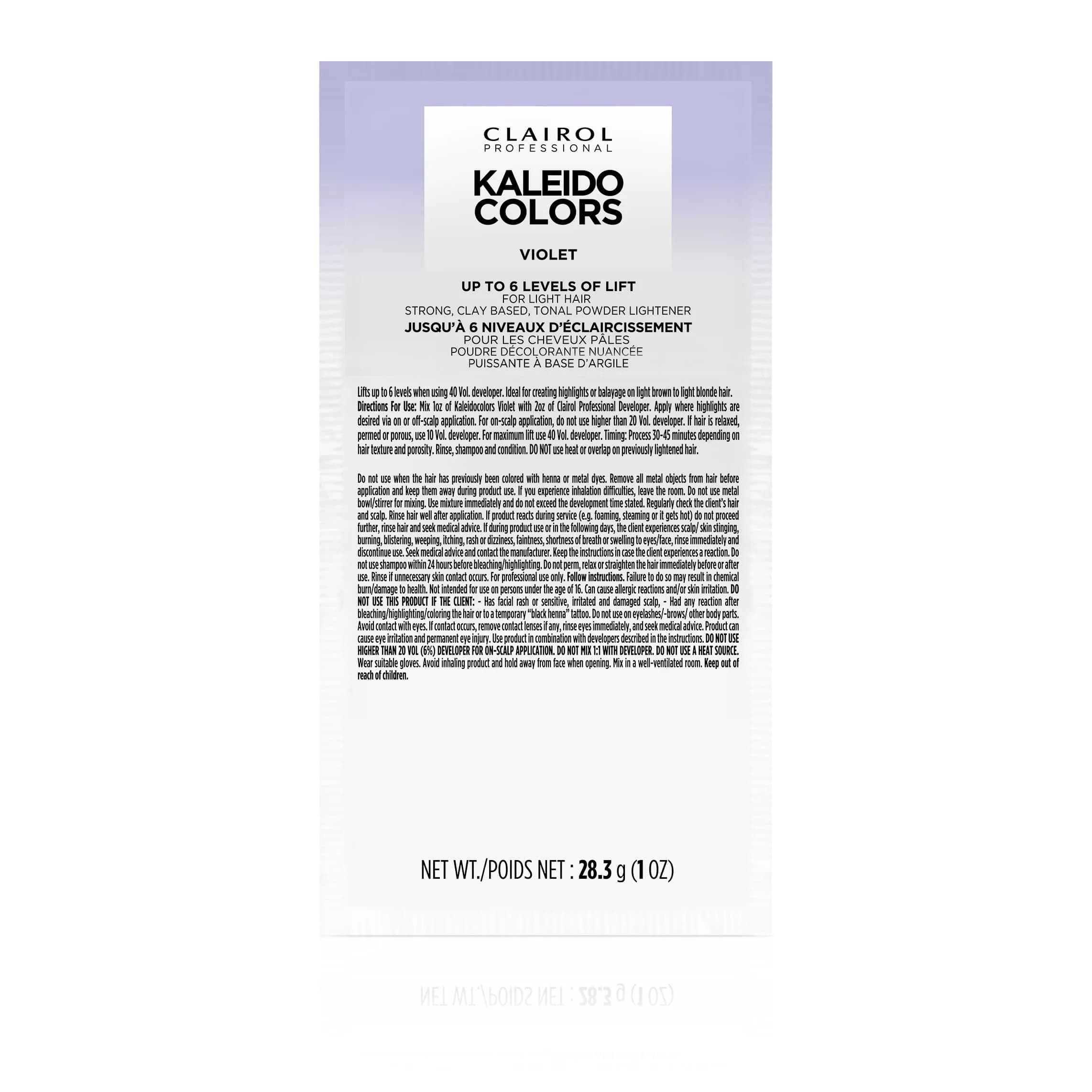 Clairol Professional Kaleidocolors Hair Lightener 1 oz. | Tones Highlights in 10 Min