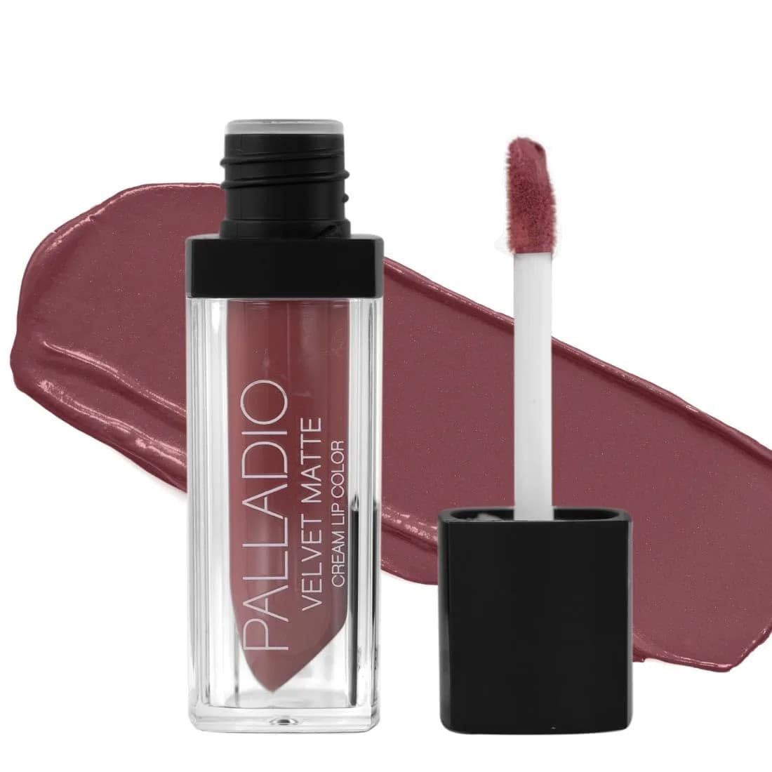 Palladio Velvet Matte Cream Lip Color Pashmina 4g (0.14 oz) | Long-Wear Metallic Pigments - main product image