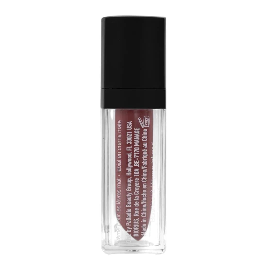 Palladio Velvet Matte Cream Lip Color Pashmina 4g (0.14 oz) | Long-Wear Metallic Pigments - view 5