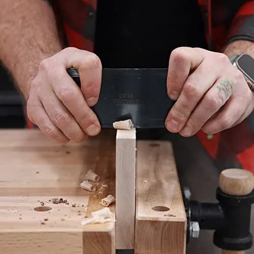 DFM Tool Works Rectangle Card Scraper 0.032" Blue | Precision Woodworking Tool for Hardwoods thumbnail 8