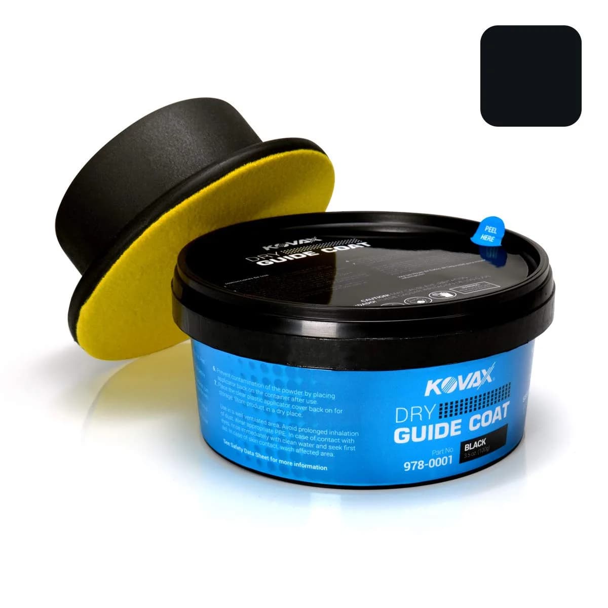 Eagle Abrasives Kovax Dry Guide Coat Black 100g (3.5 fl oz) | Find Imperfections Instantly - main product image