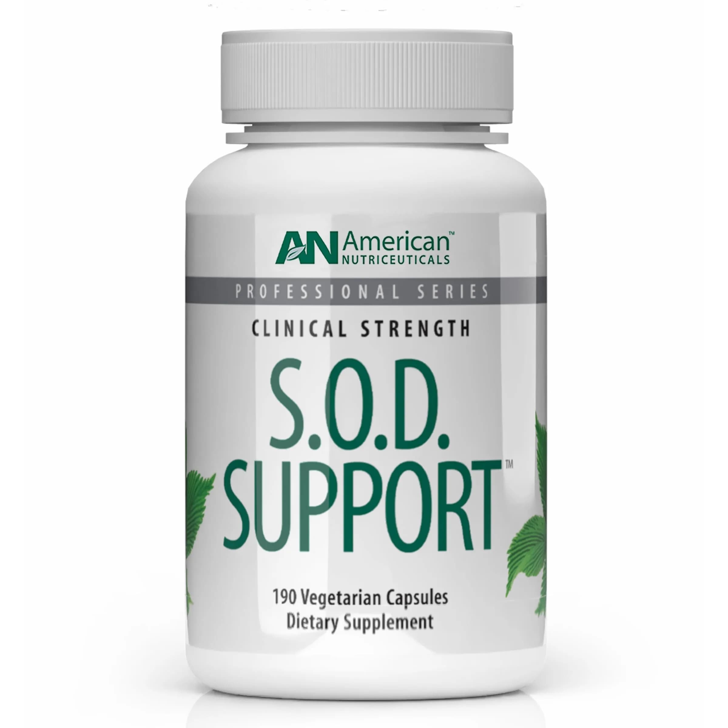 American Nutriceuticals S.O.D. Support 190 Capsules | Supports Natural Super Oxide Dismutase Production