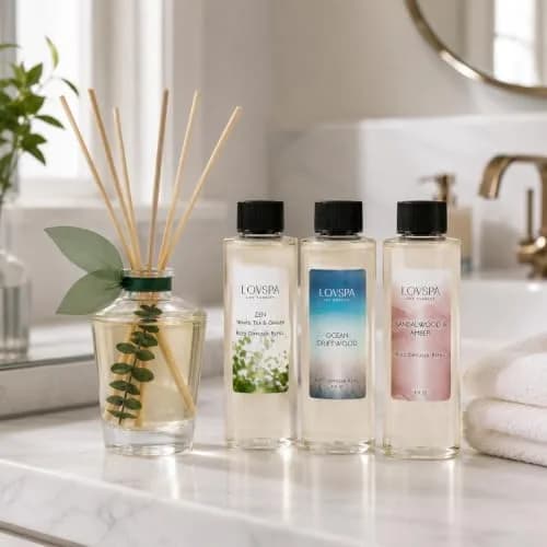 LOVSPA UNWIND Eucalyptus & Mint Reed Diffuser Refill Oil 4 fl oz | Aromatherapy Home Fragrance thumbnail 5