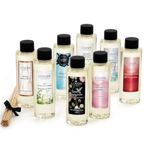 LOVSPA UNWIND Eucalyptus & Mint Reed Diffuser Refill Oil 4 fl oz | Aromatherapy Home Fragrance thumbnail 9