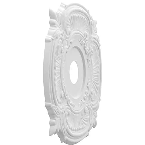 Ekena Millwork Attica Thermoformed PVC Ceiling Medallion 56cm (22in) OD x 9cm (3.5in) ID x 2.5cm (1in) P | Lightweight & Durable Architectural Detail thumbnail 2