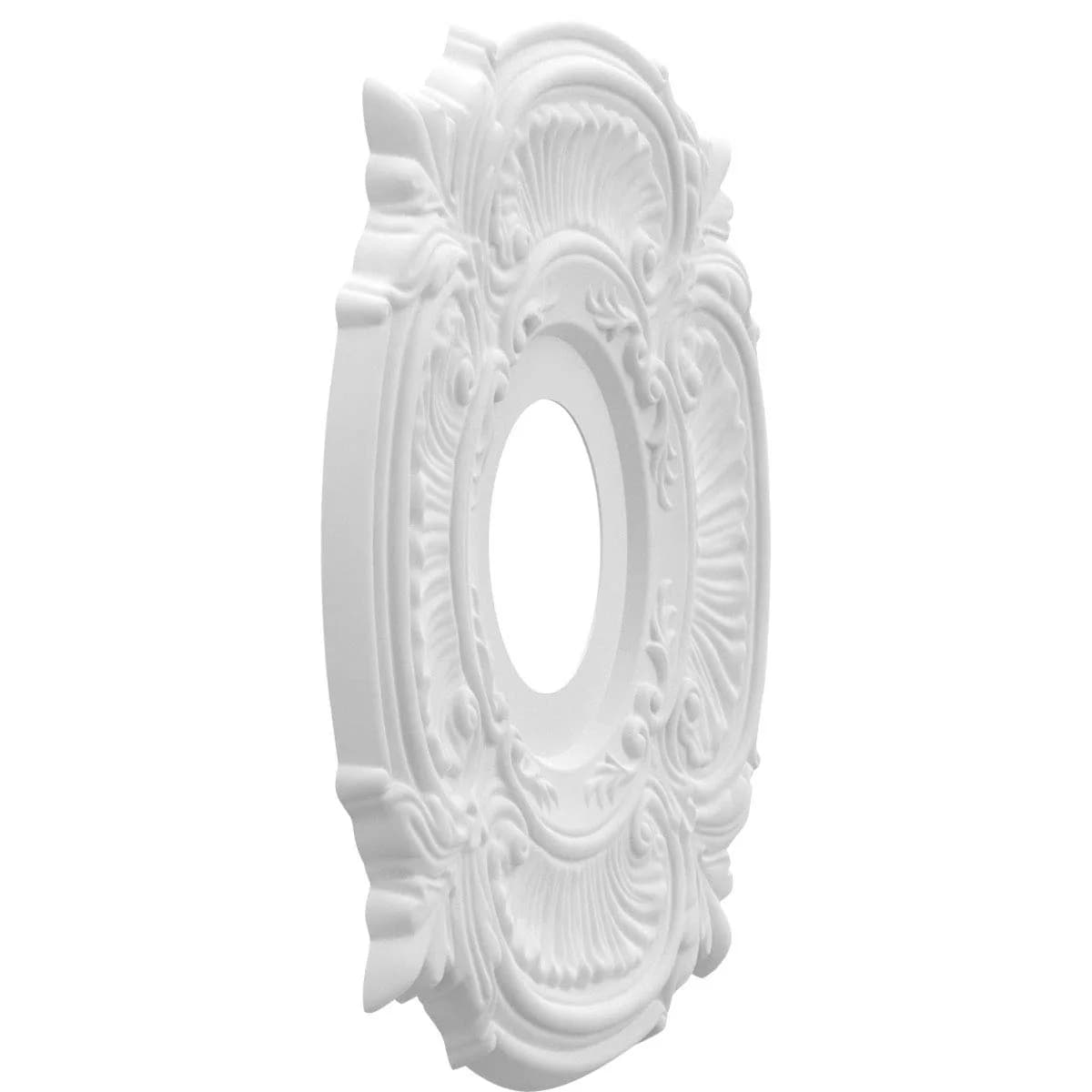 Ekena Millwork Attica Thermoformed PVC Ceiling Medallion 33 cm (13 in.) OD x 1.9 cm (0.75 in.) P | Adds Architectural Detail to Ceilings - view 2