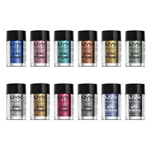 NYX PROFESSIONAL MAKEUP Face & Body Glitter, Gold | Sparkling Glitter for Face & Body in India thumbnail 4
