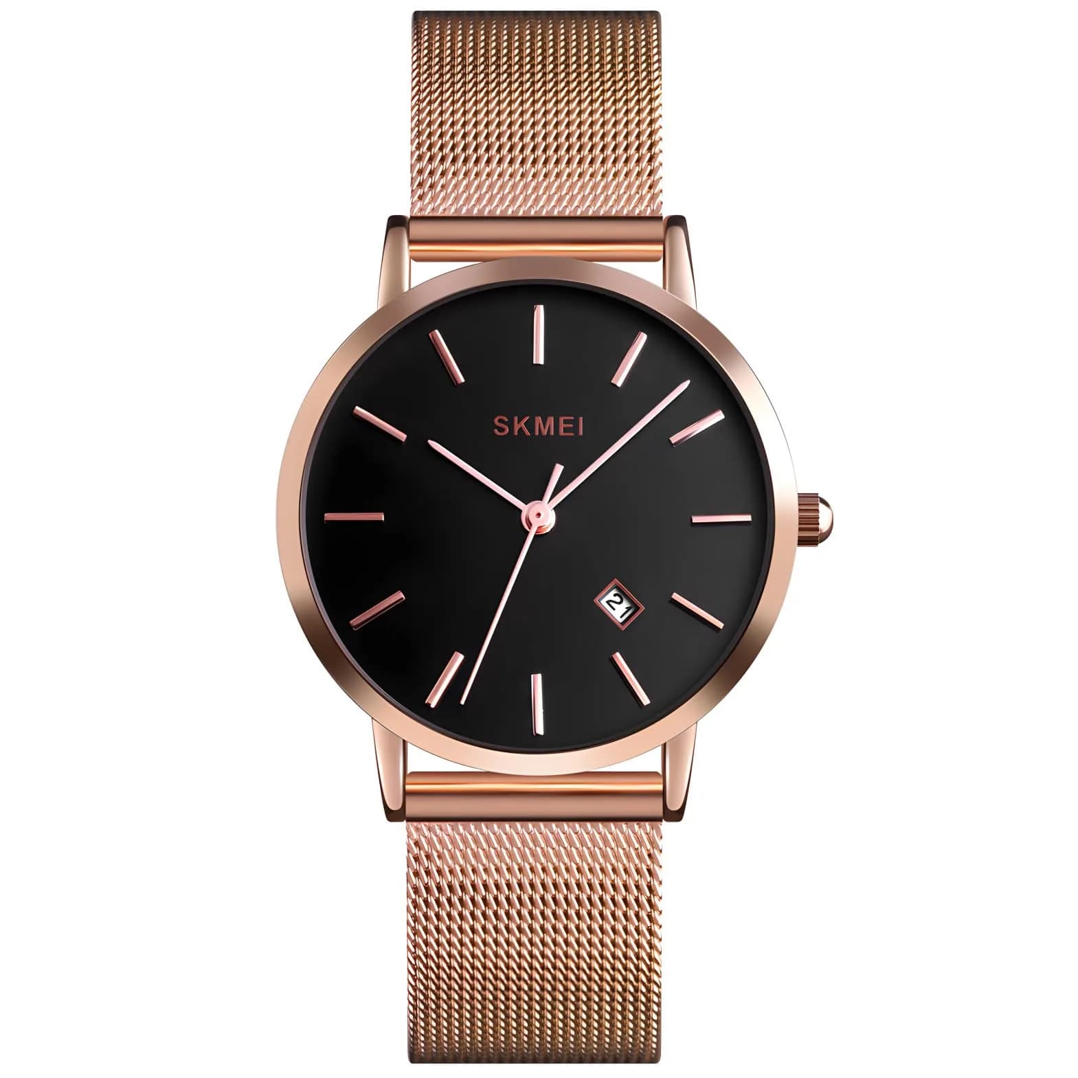 MASTOP Women's Ultra-Thin Petite Quartz Watch 28mm | Japanese Movement — X Rose Gold
