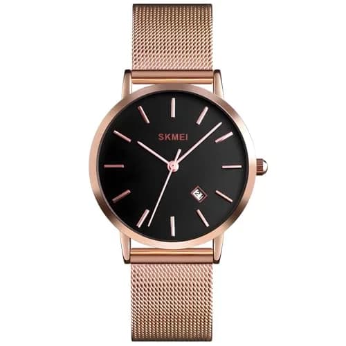 MASTOP Women's Ultra-Thin Quartz Watch 33mm Rose Gold | Japanese Movement thumbnail 1