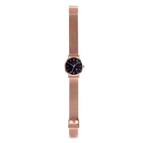 MASTOP Women's Ultra-Thin Quartz Watch 33mm Rose Gold | Japanese Movement thumbnail 4