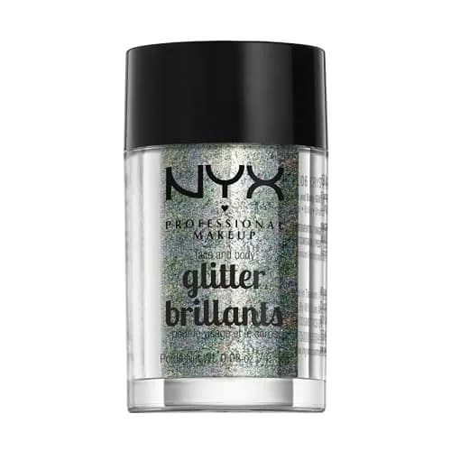 NYX PROFESSIONAL MAKEUP Face & Body Glitter, Crystal | Sparkling Loose Glitter for Face & Body, 0.08 Oz thumbnail 3
