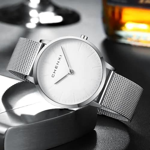 MASTOP Women's Analog Quartz Watch with Rhinestone Stainless Steel Band | 25mm Case thumbnail 3
