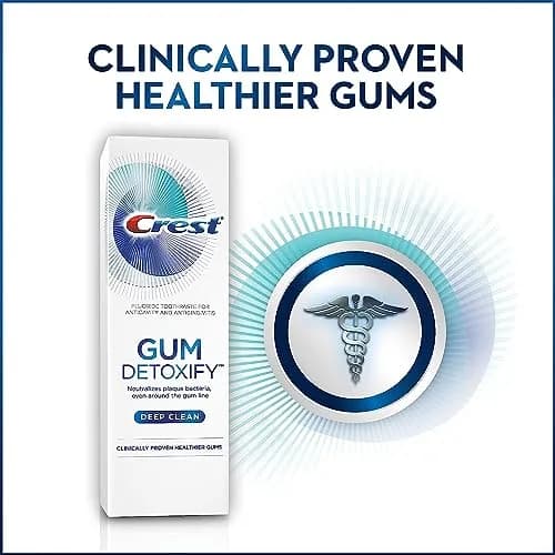 Crest Gum Detoxify Deep Clean Toothpaste 0.85 oz (24 g) | Clinically Proven Healthier Gums thumbnail 6
