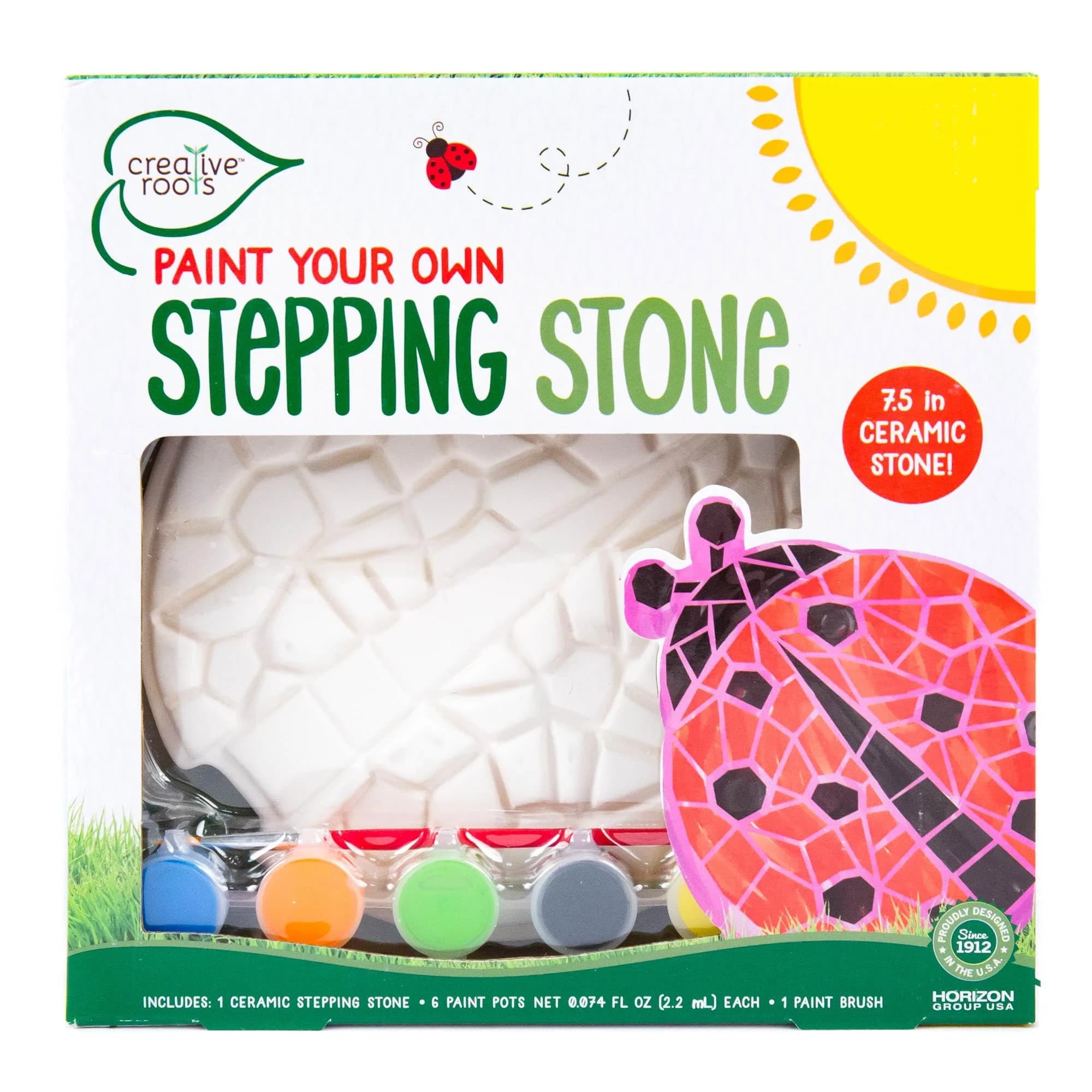 Creative Roots #1 Dad Stepping Stone Paint Kit | USA Imported Craft for Kids Ages 8-12 — Ladybug