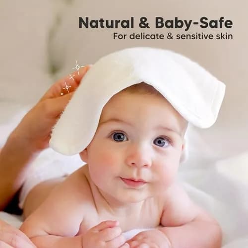 KeaBabies Baby Washcloths 10x10 Inch | Ultra-Soft Bamboo, Absorbent & Reusable for Newborn & Toddler thumbnail 5