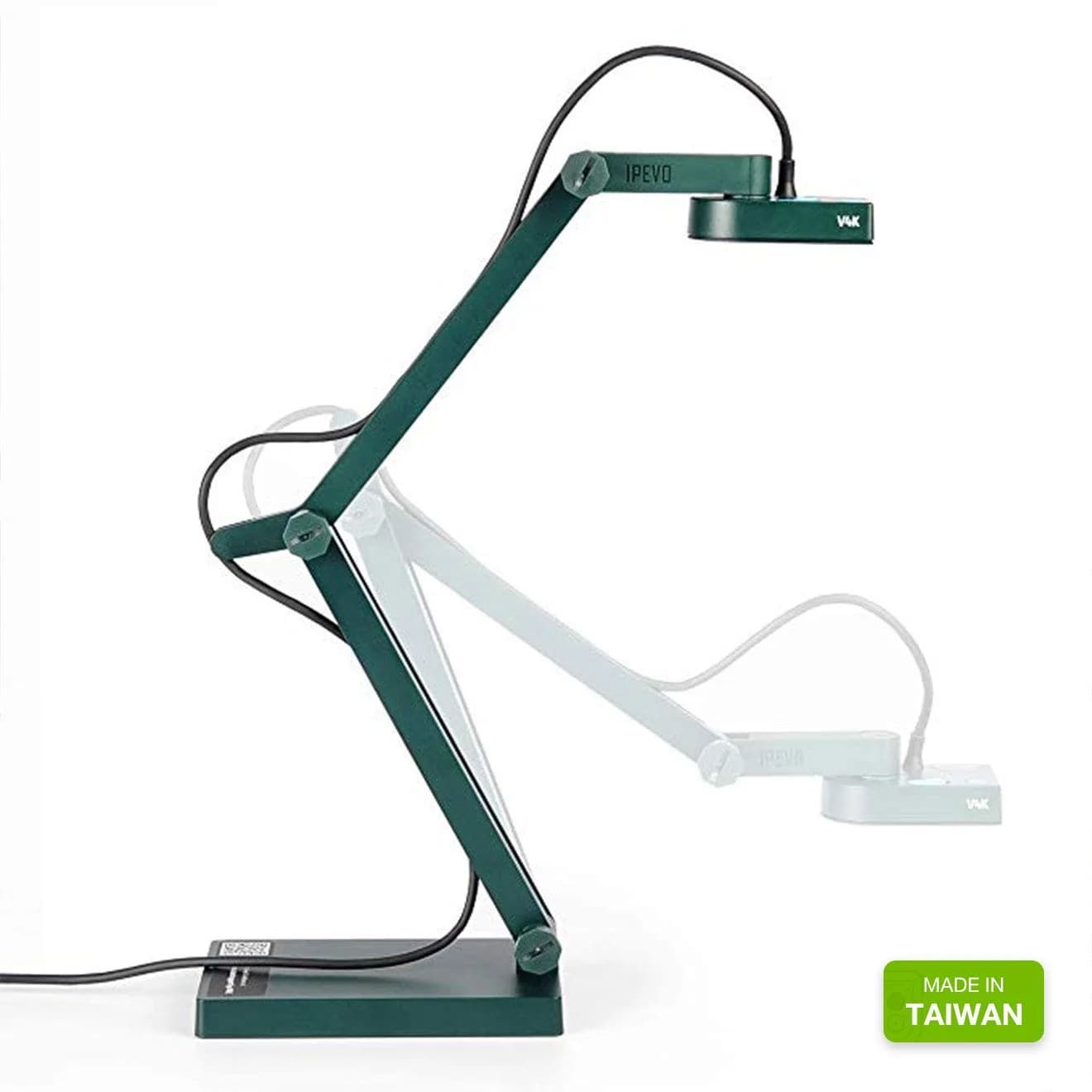 IPEVO V4K Ultra High Definition 8MP USB Document Camera | Plug-and-Play Visualizer for Live Demo - view 4