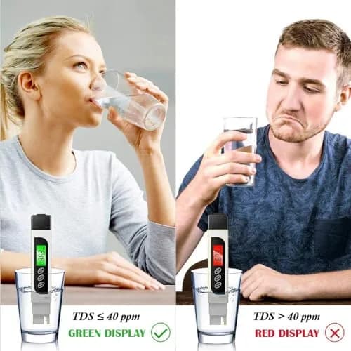 Lxuemlu TDS Meter Digital Water Tester, Accurate and Reliable, Professional TDS, Temperature and EC Meter with Carrying Case, 0-9999ppm, Ideal ppm Meter for Drinking Water, RO/DI System, Aquariums thumbnail 7