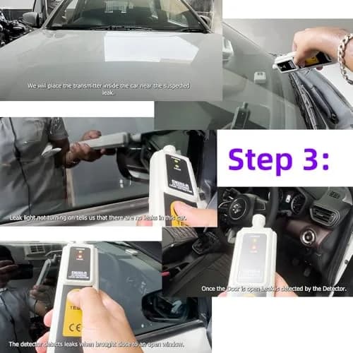 allsun Ultrasonic Leak Detector Kit EM282 with Transmitter, 40kHz HVAC & Automotive Leak Tester thumbnail 10