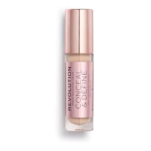 Revolution Beauty London Conceal & Define Concealer 0.14 oz | Full Coverage, Matte Finish, Vegan & Cruelty-Free thumbnail 1