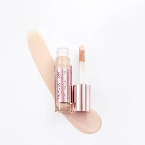Revolution Beauty London Conceal & Define Concealer 0.14 oz | Full Coverage, Matte Finish, Vegan & Cruelty-Free thumbnail 3