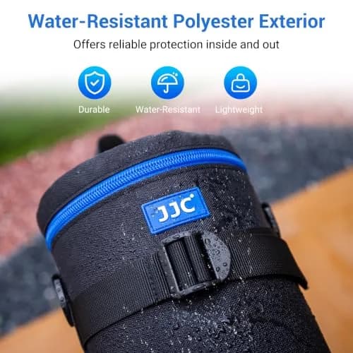JJC Padded Camera Lens Case Pouch for Canon EF 70-200mm f4L, Nikon AF-S 70-200mm f4G, Sony 70-200mm f4G, 110mm x 190mm (4.3" x 7.5") thumbnail 4