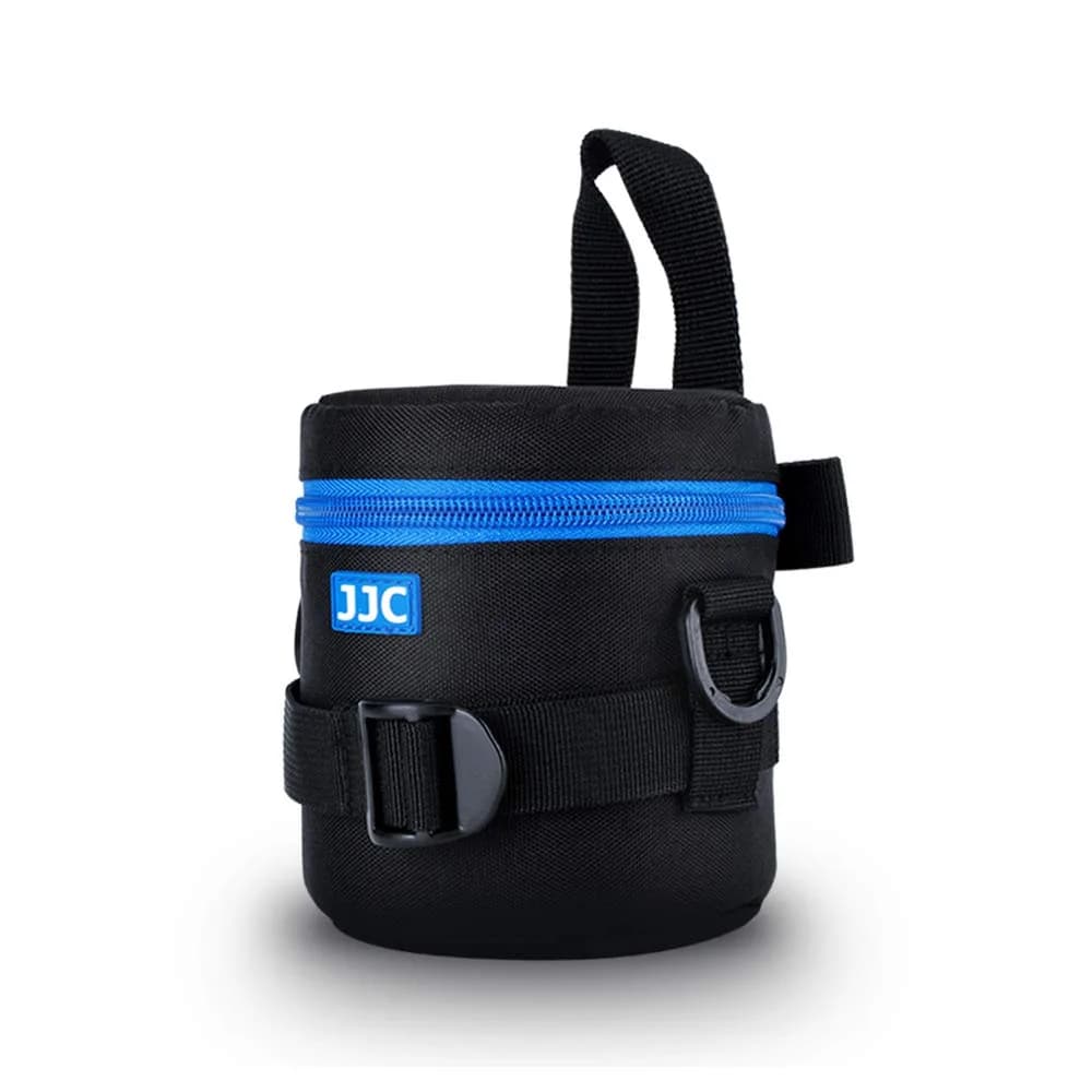 JJC Camera Lens Case Pouch, Padded Bag Fits Lens up to 3.9 x 6.5 (D x L) — S