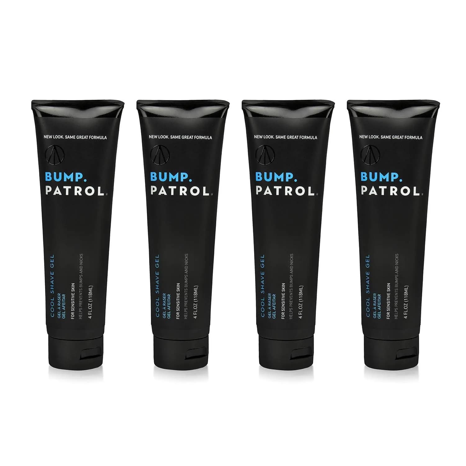 Bump Patrol Cool Shave Gel 360ml (12 Fl Oz) | Dermatologist Approved Clear Gel for Sensitive Skin — 4 Fl Oz