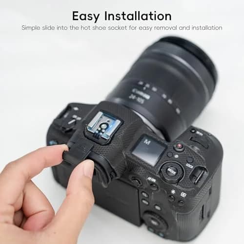 JJC Camera Hot Shoe Cover Cap 2-Pack | Protects Canon EOS R100 R5 R6 RP Rebel T7i T7 T6i SL3 SL2 thumbnail 3