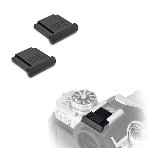 JJC 2-Pack Camera Hot Shoe Cover Cap for Nikon Zf Zfc Z30 Z50II Z9 Z8 Z7 Z6II Z5II D850 D810 D780 D750 D7500 D7200 D5600 D5500 Coolpix P950 | Protects Hot Shoe Contacts thumbnail 1