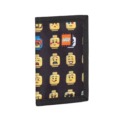 LEGO Kids Unisex Trifold Wallet with Clear ID Window, Card & Cash Pockets, Secure Hook & Loop Closure thumbnail 1