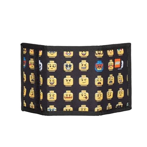 LEGO Kids Unisex Trifold Wallet with Clear ID Window, Card & Cash Pockets, Secure Hook & Loop Closure thumbnail 7