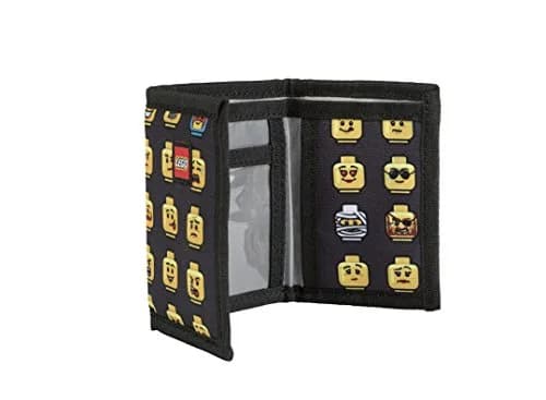 LEGO Kids Unisex Trifold Wallet with Clear ID Window, Card & Cash Pockets, Secure Hook & Loop Closure thumbnail 4